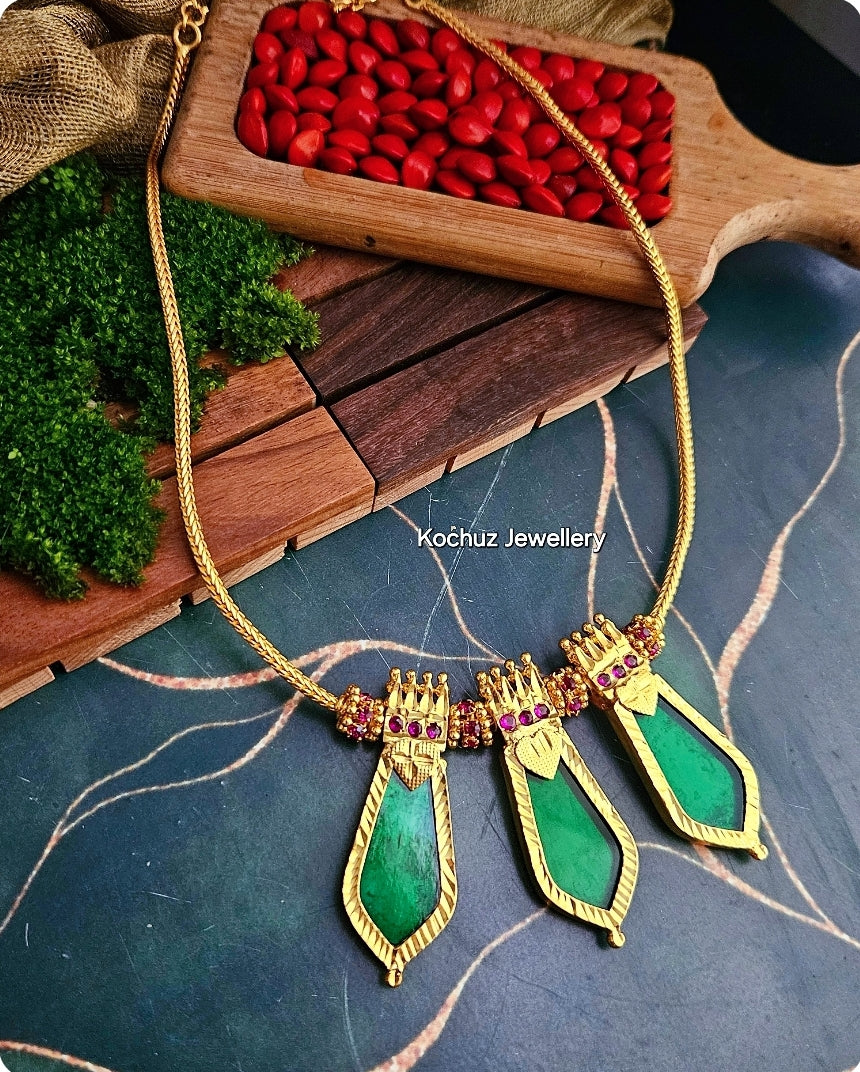 NECK1205  -Traditional Palakka Neckpiece