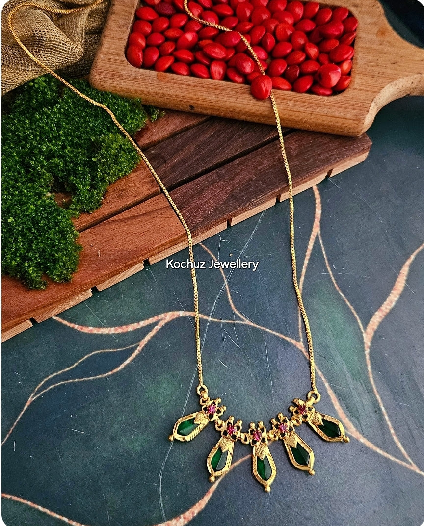 NECK1208 -Traditional Palakka Neckpiece