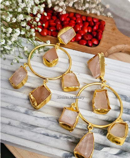 EAR1256 -Natural Stone Earrings