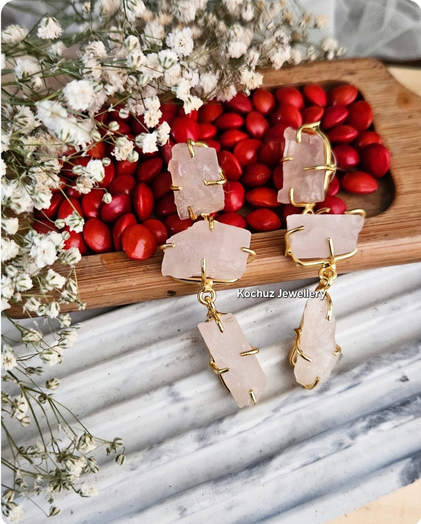 EAR1257 -Natural Stone Earrings