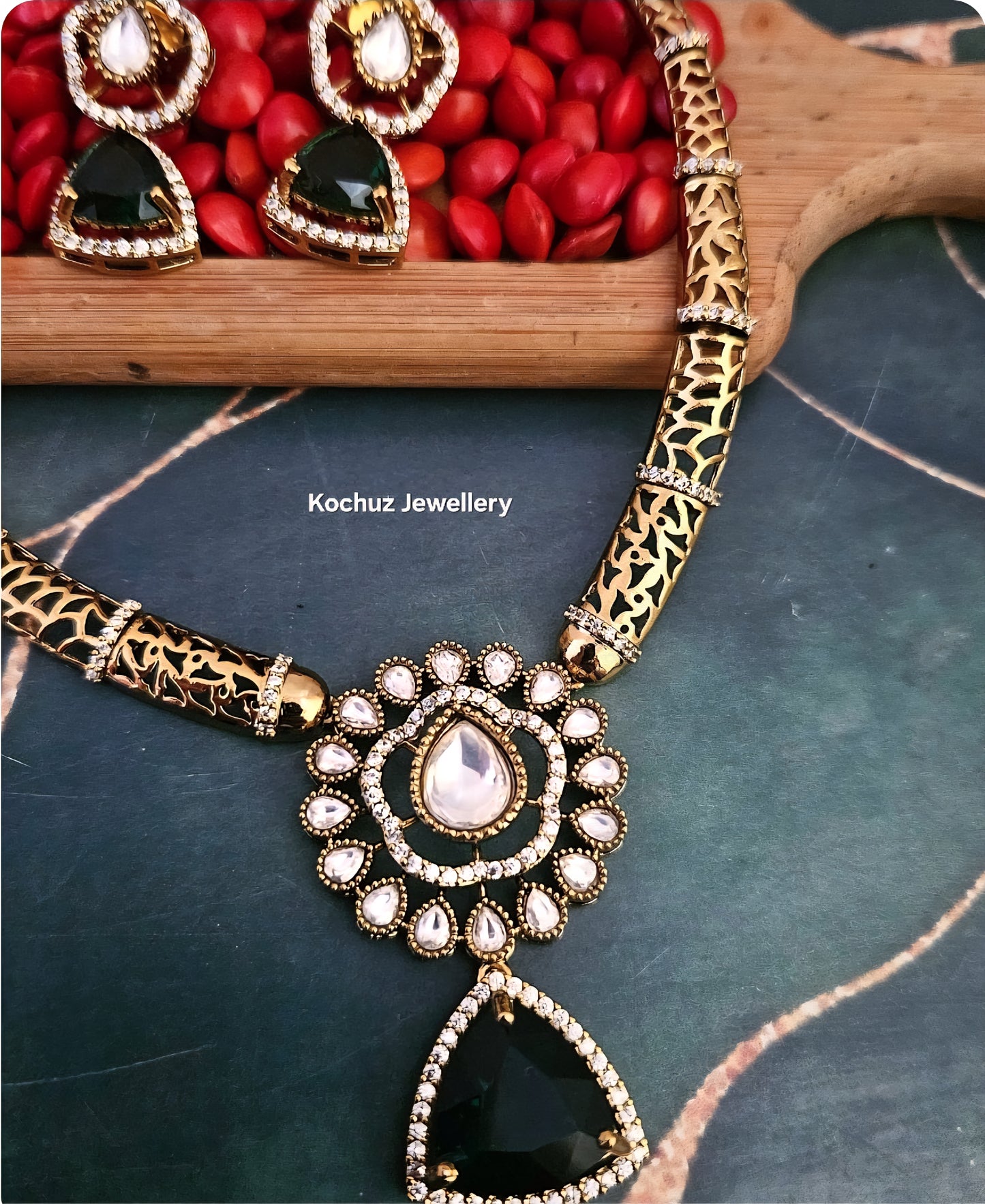 NECK1302- Designer Neckpiece (Manju Warrier Inspired)