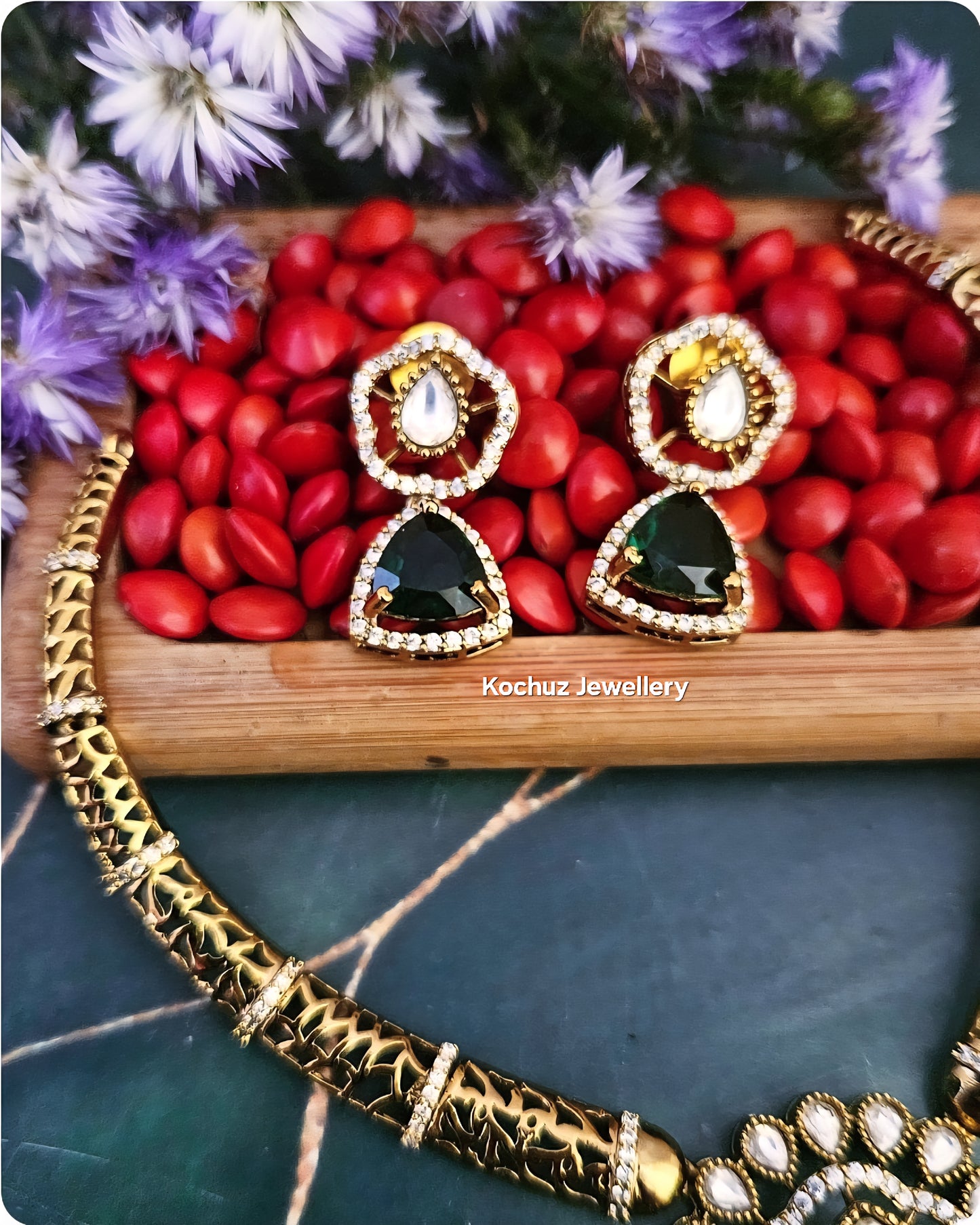 NECK1302- Designer Neckpiece (Manju Warrier Inspired)
