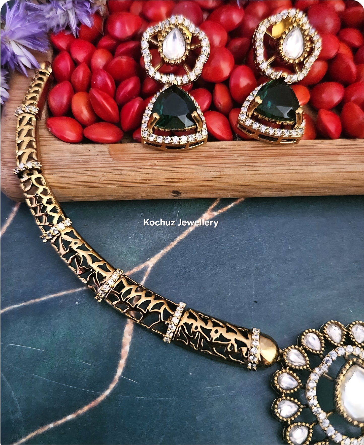 NECK1302- Designer Neckpiece (Manju Warrier Inspired)