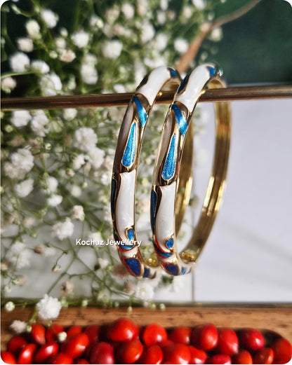 BANG1267 -Anti Tarnish Italian Enamel Meenakari Bangles