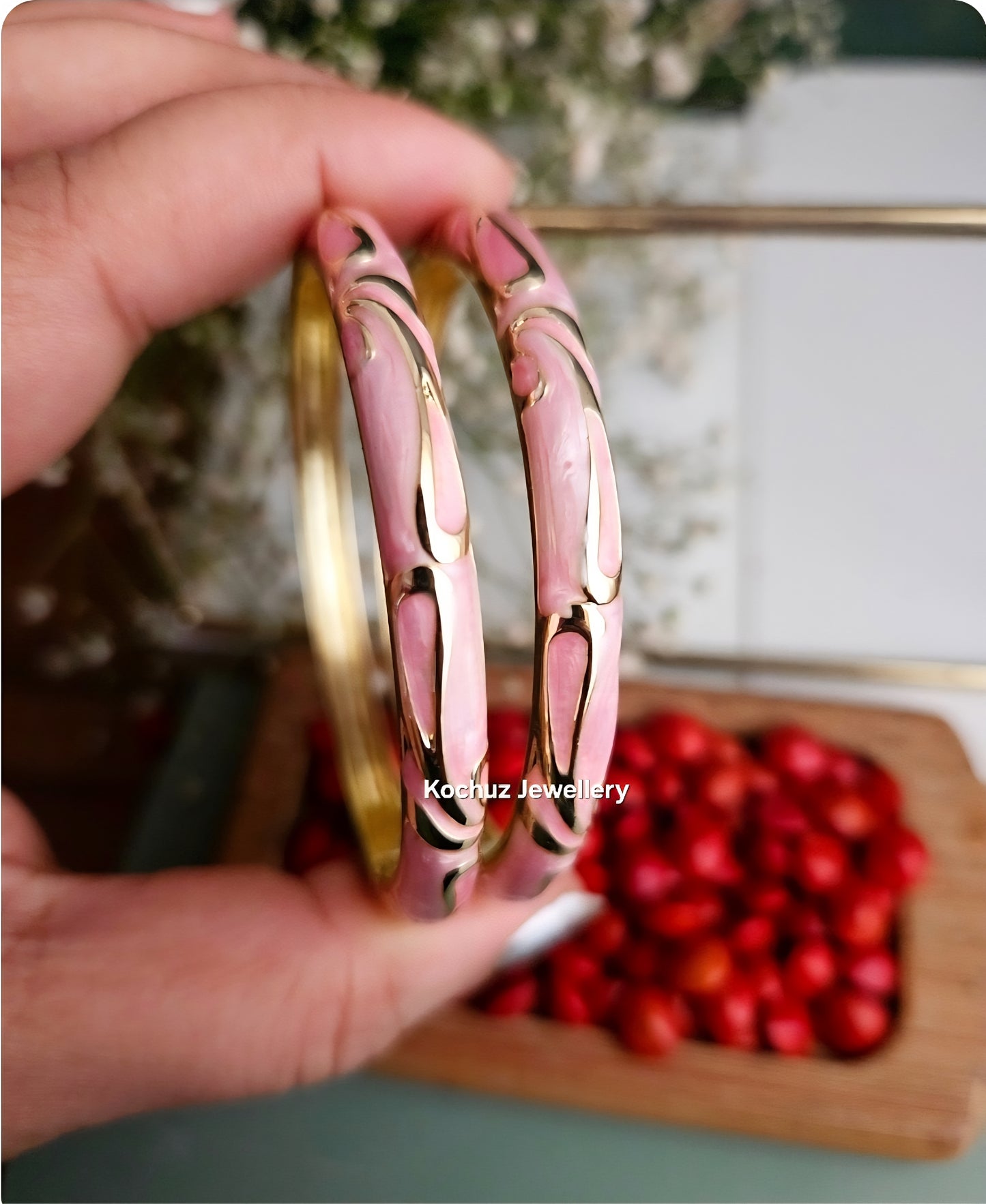 BANG1267 -Anti Tarnish Italian Enamel Meenakari Bangles