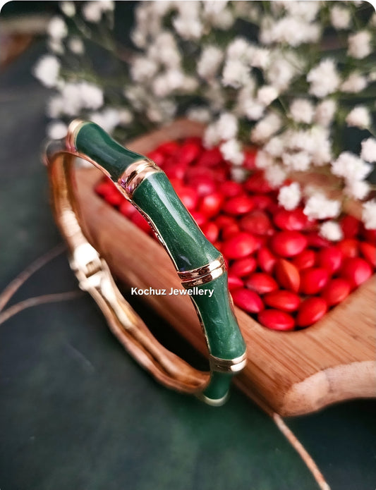 BANG1277 - Anti Tarnish Italian Enamel Meenakari Vintage Bangle