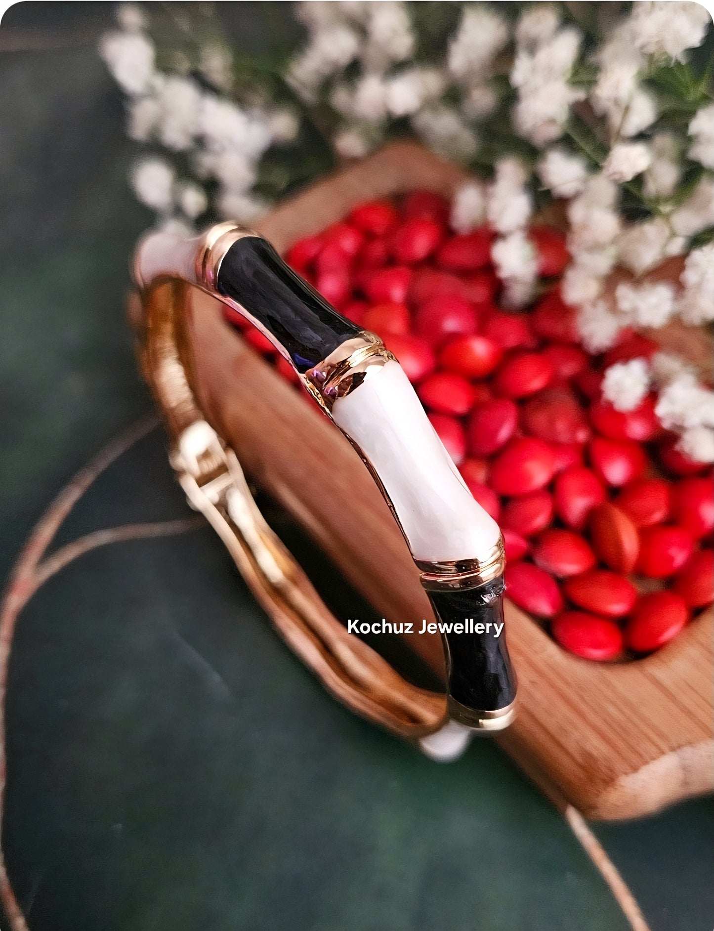 BANG1281 - Anti Tarnish Italian Enamel Meenakari Vintage Bangle