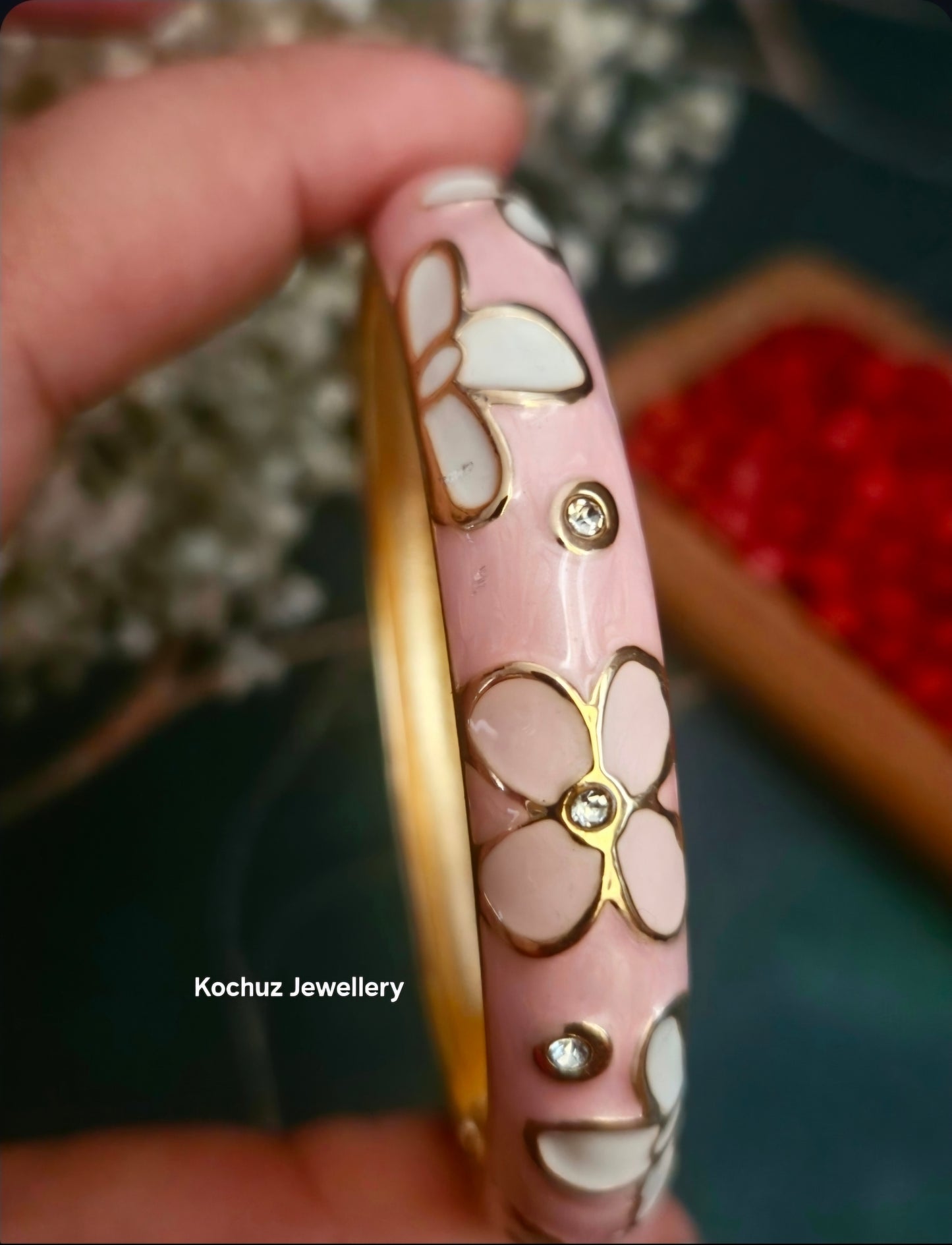 BANG1308 -Anti Tarnish Italian Enamel Meenakari Bangles