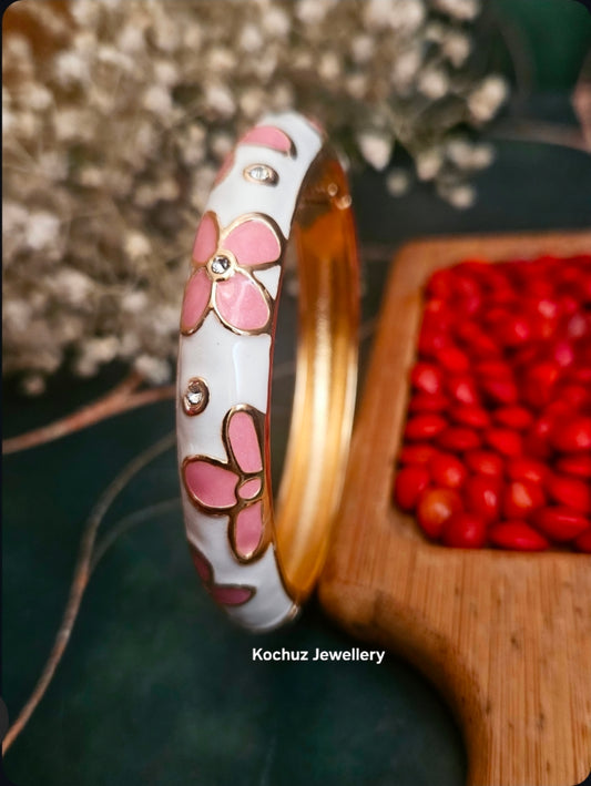 BANG1310 -Anti Tarnish Italian Enamel Meenakari Bangles
