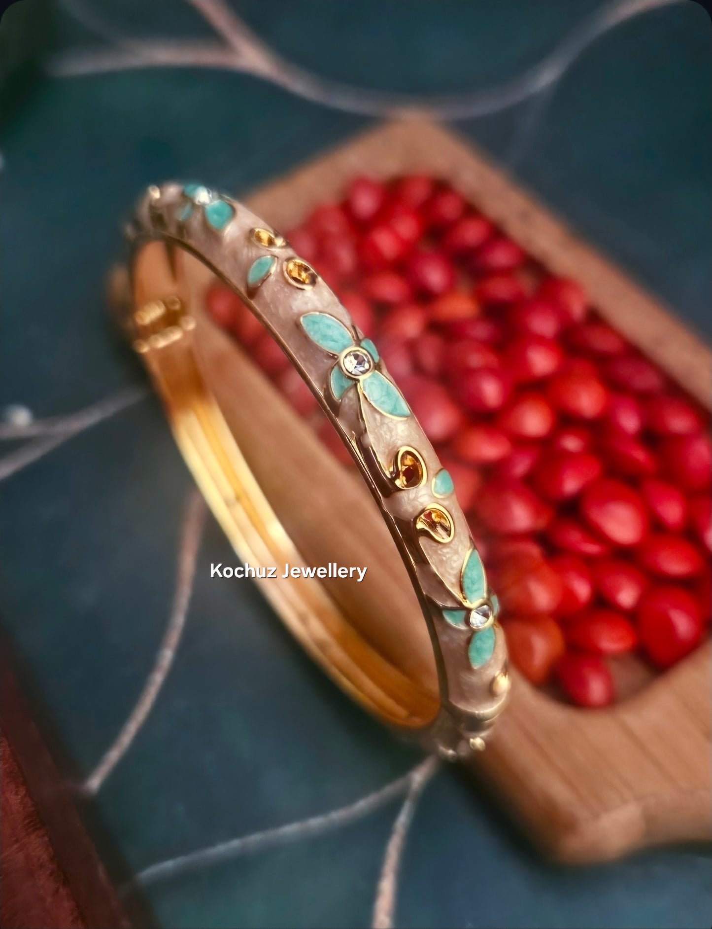 BANG1326 -Anti Tarnish Italian Enamel Meenakari Bangles