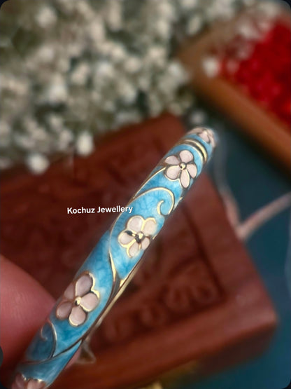 BANG1320 -Anti Tarnish Italian Enamel Meenakari Bangles