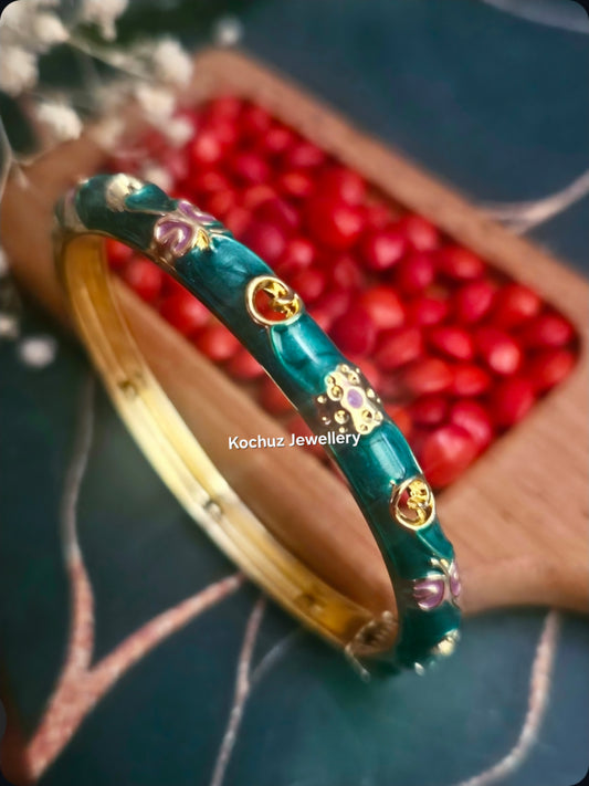 BANG1322 -Anti Tarnish Italian Enamel Meenakari Bangles