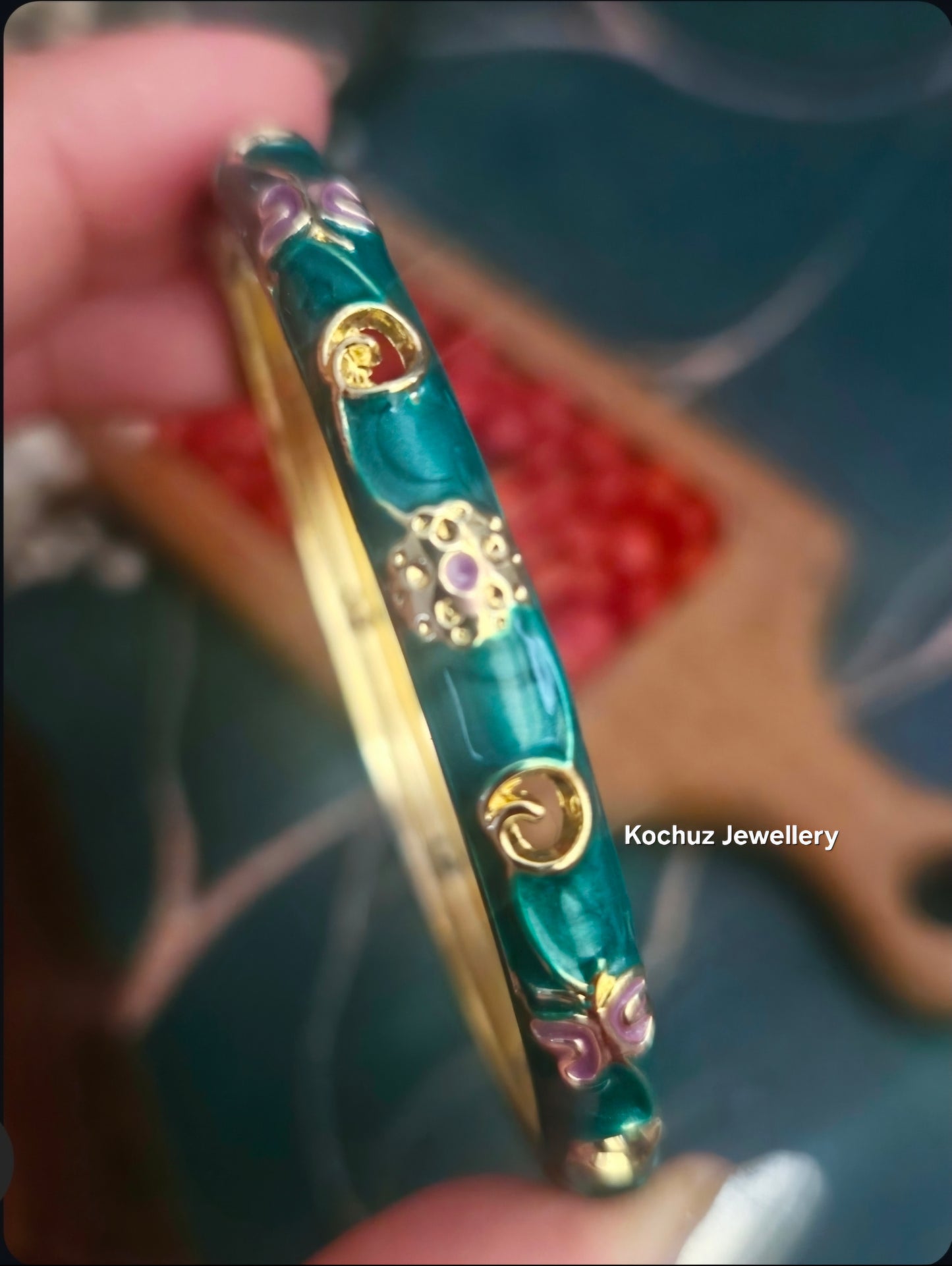 BANG1322 -Anti Tarnish Italian Enamel Meenakari Bangles