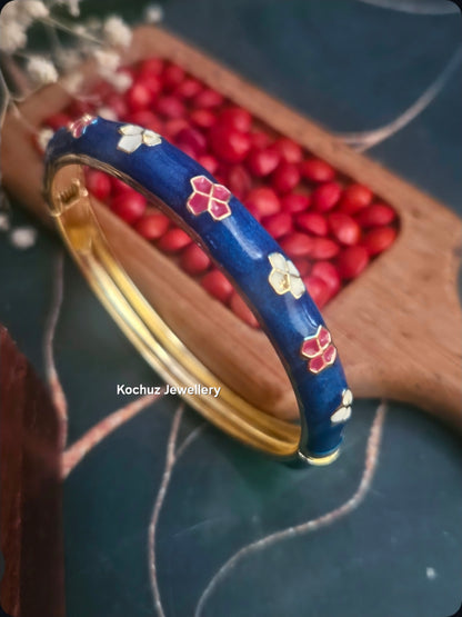 BANG1323 -Anti Tarnish Italian Enamel Meenakari Bangles