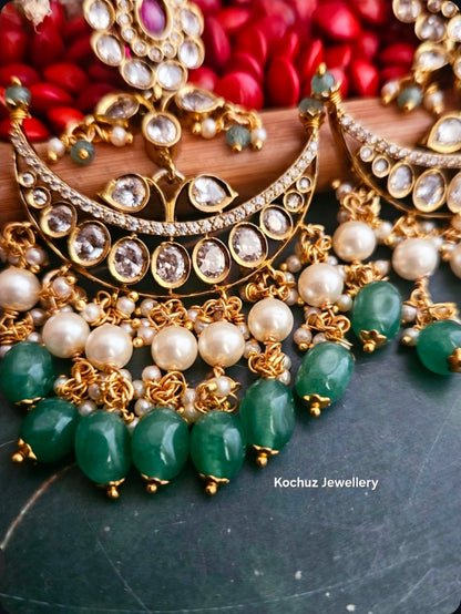 EAR1268 - Premium Stone Chandhbali