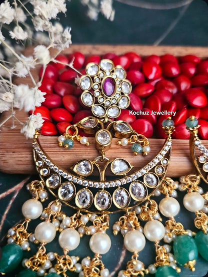 EAR1268 - Premium Stone Chandhbali