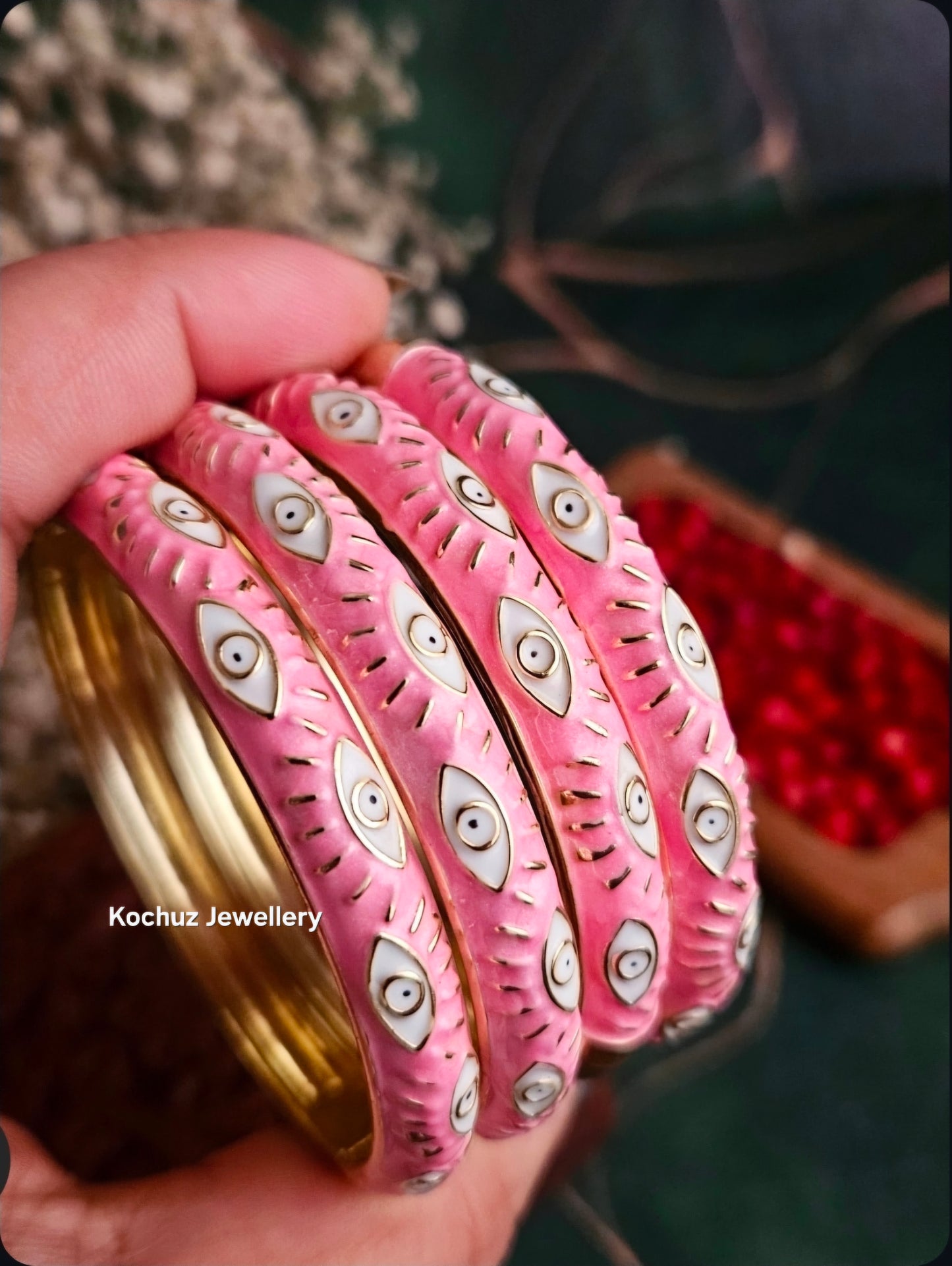 BANG1336 -Anti Tarnish Italian Enamel Meenakari Bangles