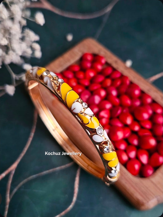 BANG1328-Anti Tarnish Italian Enamel Meenakari Bangles
