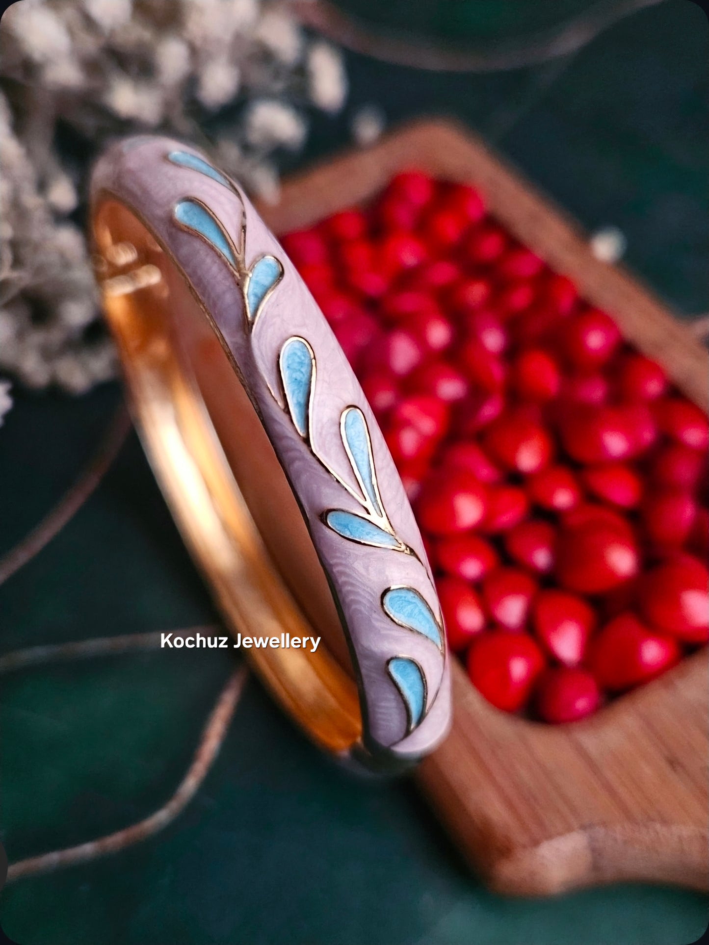 BANG1329 -Anti Tarnish Italian Enamel Meenakari Bangles