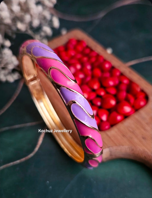 BANG1331 -Anti Tarnish Italian Enamel Meenakari Bangles