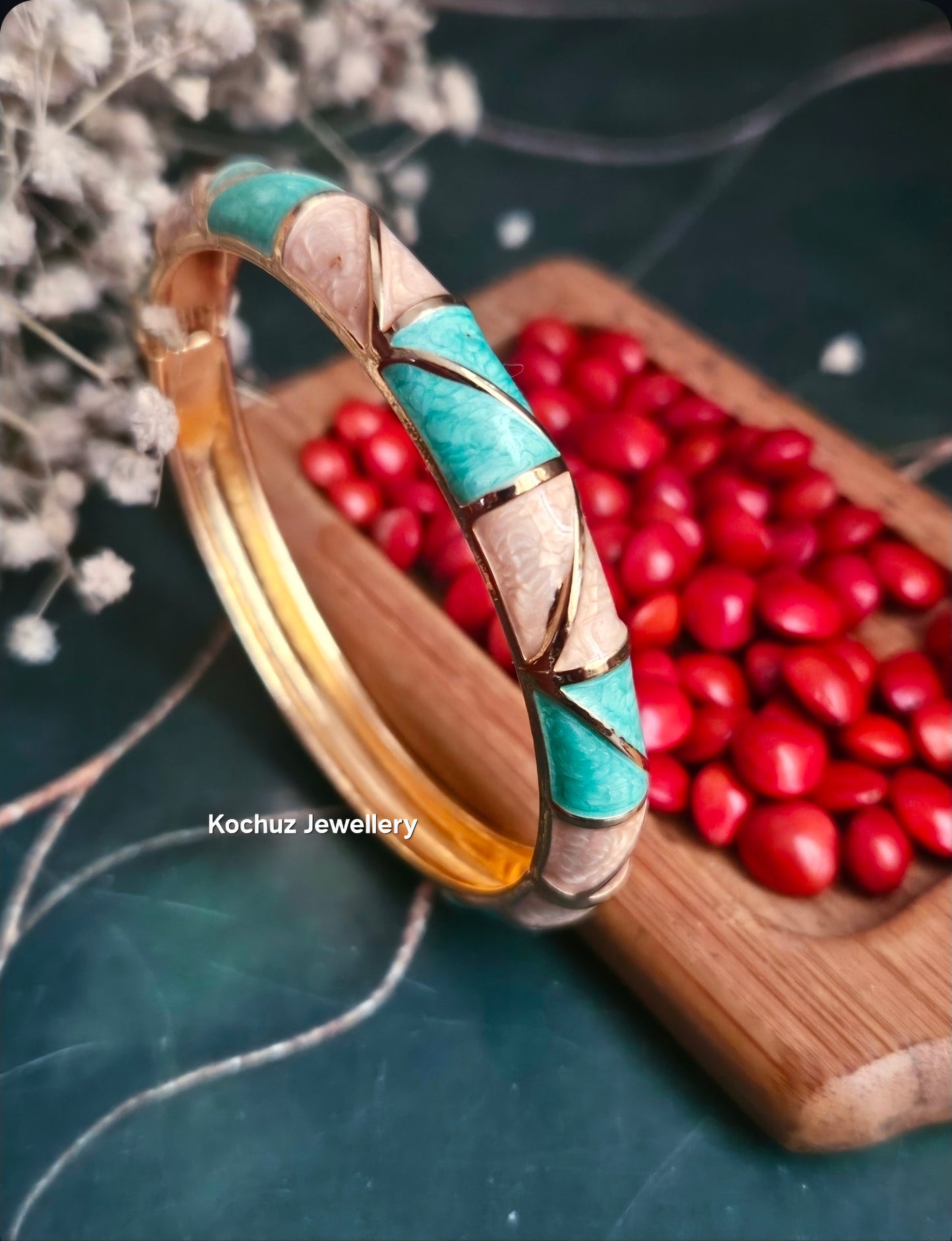 BANG1334 -Anti Tarnish Italian Enamel Meenakari Bangles