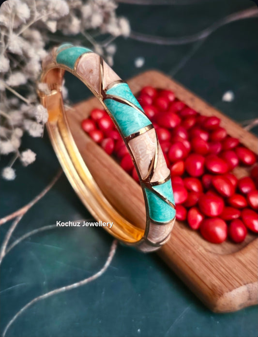 BANG1334 -Anti Tarnish Italian Enamel Meenakari Bangles