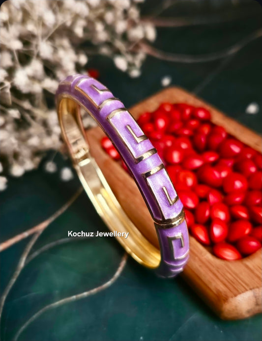 BANG1338 -Anti Tarnish Italian Enamel Meenakari Bangles