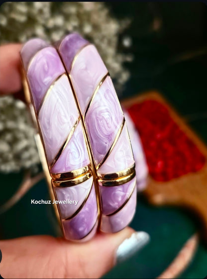 BANG1339 -Anti Tarnish Italian Enamel Meenakari Bangles