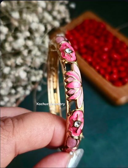 BANG1340 -Anti Tarnish Italian Enamel Meenakari Bangles