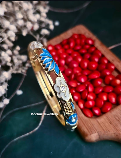 BANG1341 -Anti Tarnish Italian Enamel Meenakari Bangles