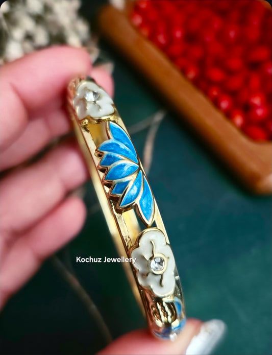 BANG1341 -Anti Tarnish Italian Enamel Meenakari Bangles