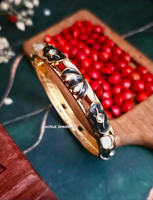 BANG1344 -Anti Tarnish Italian Enamel Meenakari Bangles