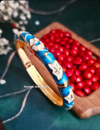BANG1346 -Anti Tarnish Italian Enamel Meenakari Bangles