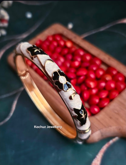 BANG1345 -Anti Tarnish Italian Enamel Meenakari Bangles