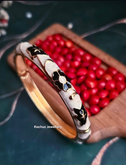 BANG1345 -Anti Tarnish Italian Enamel Meenakari Bangles