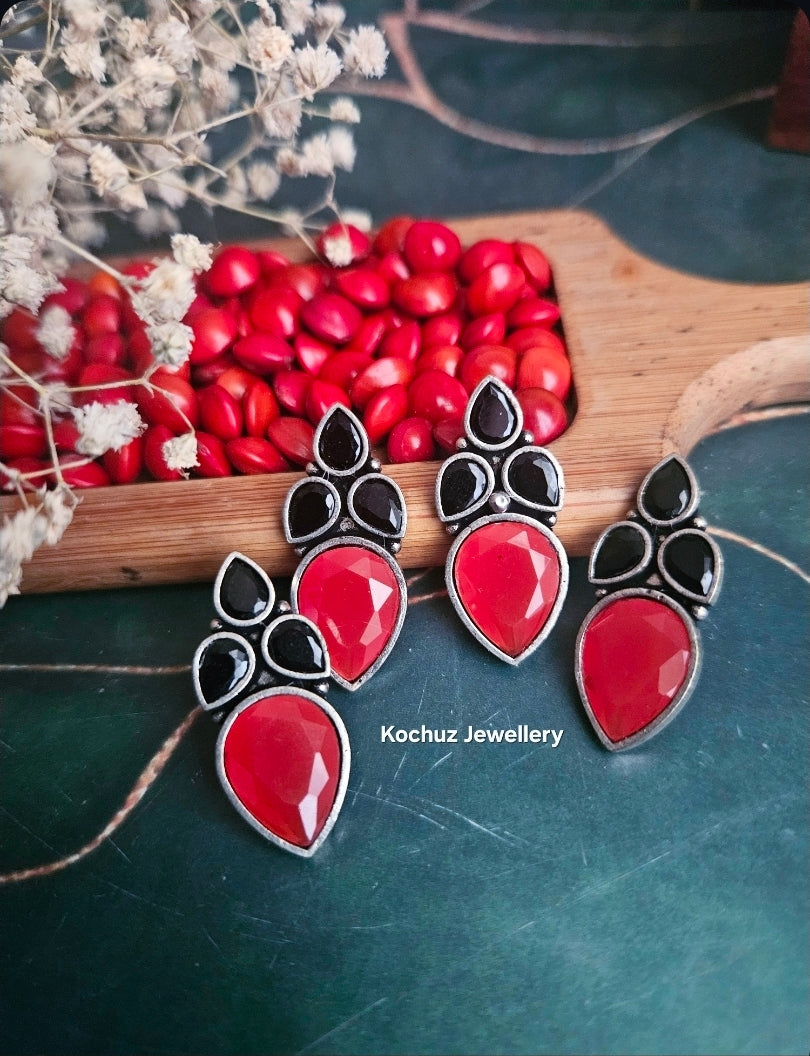 EAR1274-Silver Look Alike Studs