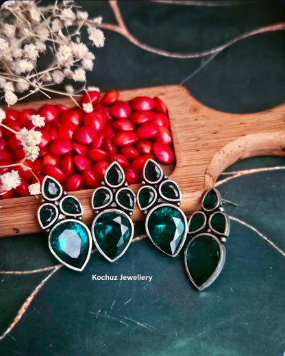EAR1274-Silver Look Alike Studs