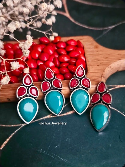 EAR1274-Silver Look Alike Studs