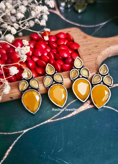 EAR1274-Silver Look Alike Studs