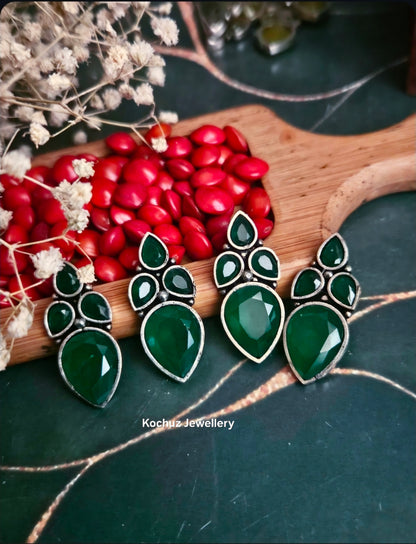 EAR1274-Silver Look Alike Studs