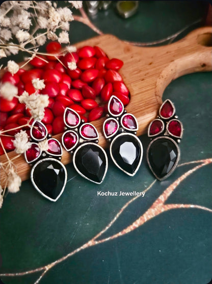 EAR1274-Silver Look Alike Studs