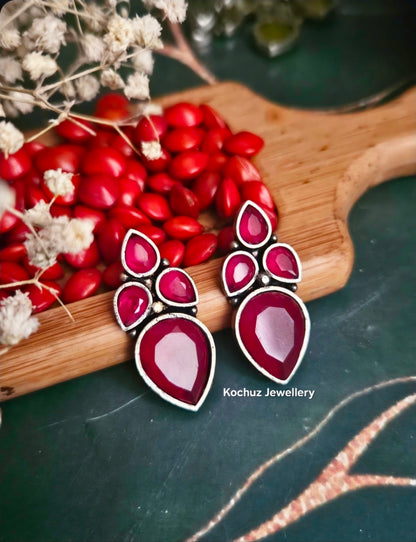 EAR1274-Silver Look Alike Studs