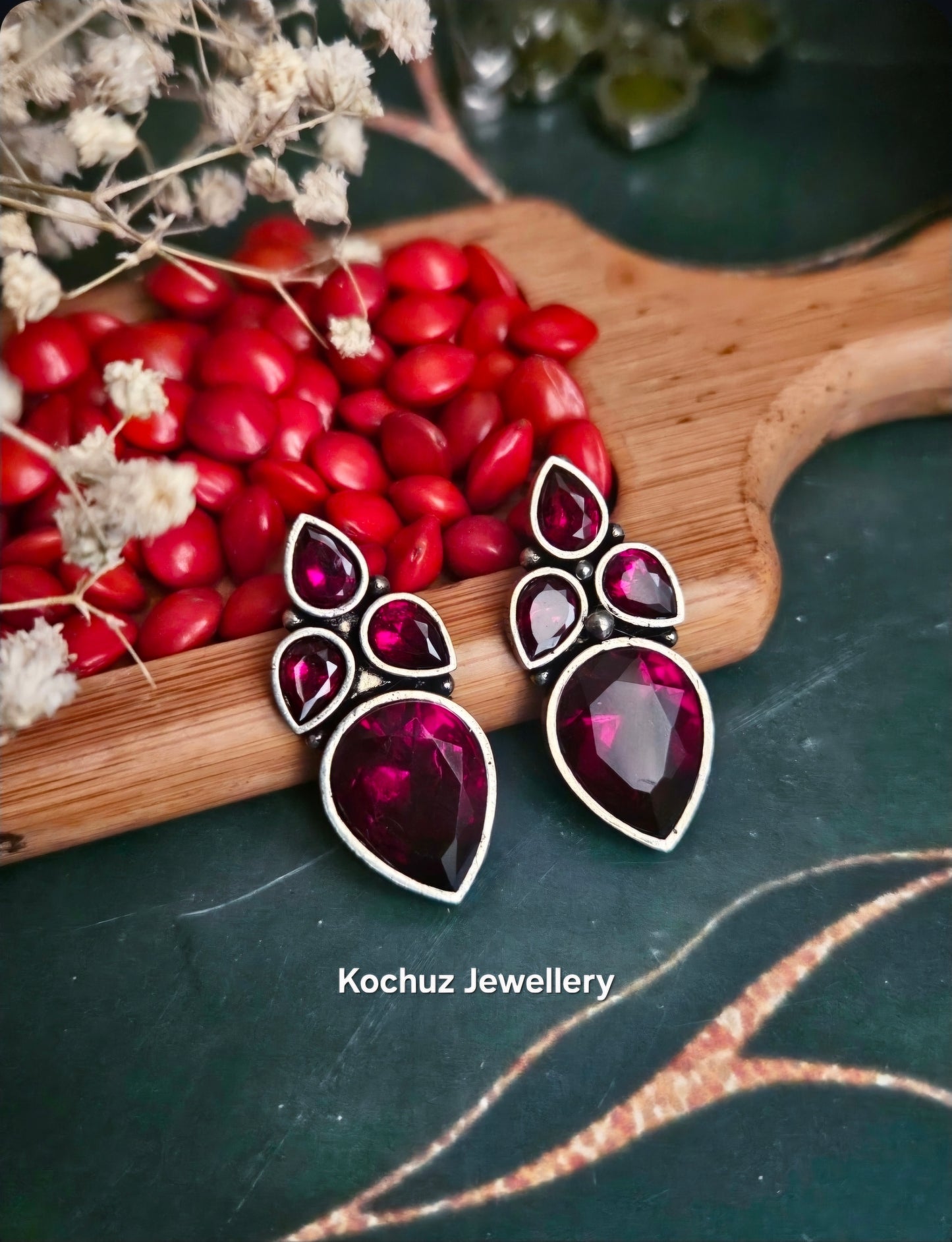 EAR1274-Silver Look Alike Studs