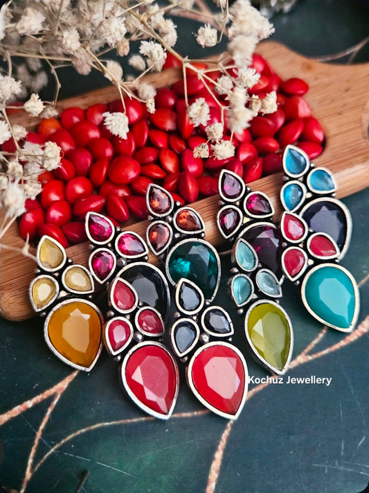 EAR1274-Silver Look Alike Studs