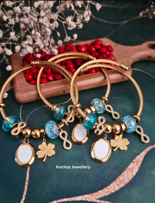 BANG1351 -Anti Tarnish Charm Bracelet