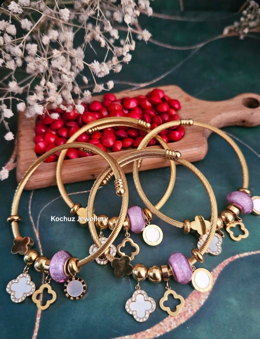 BANG1347 -Anti Tarnish Charm Bracelet