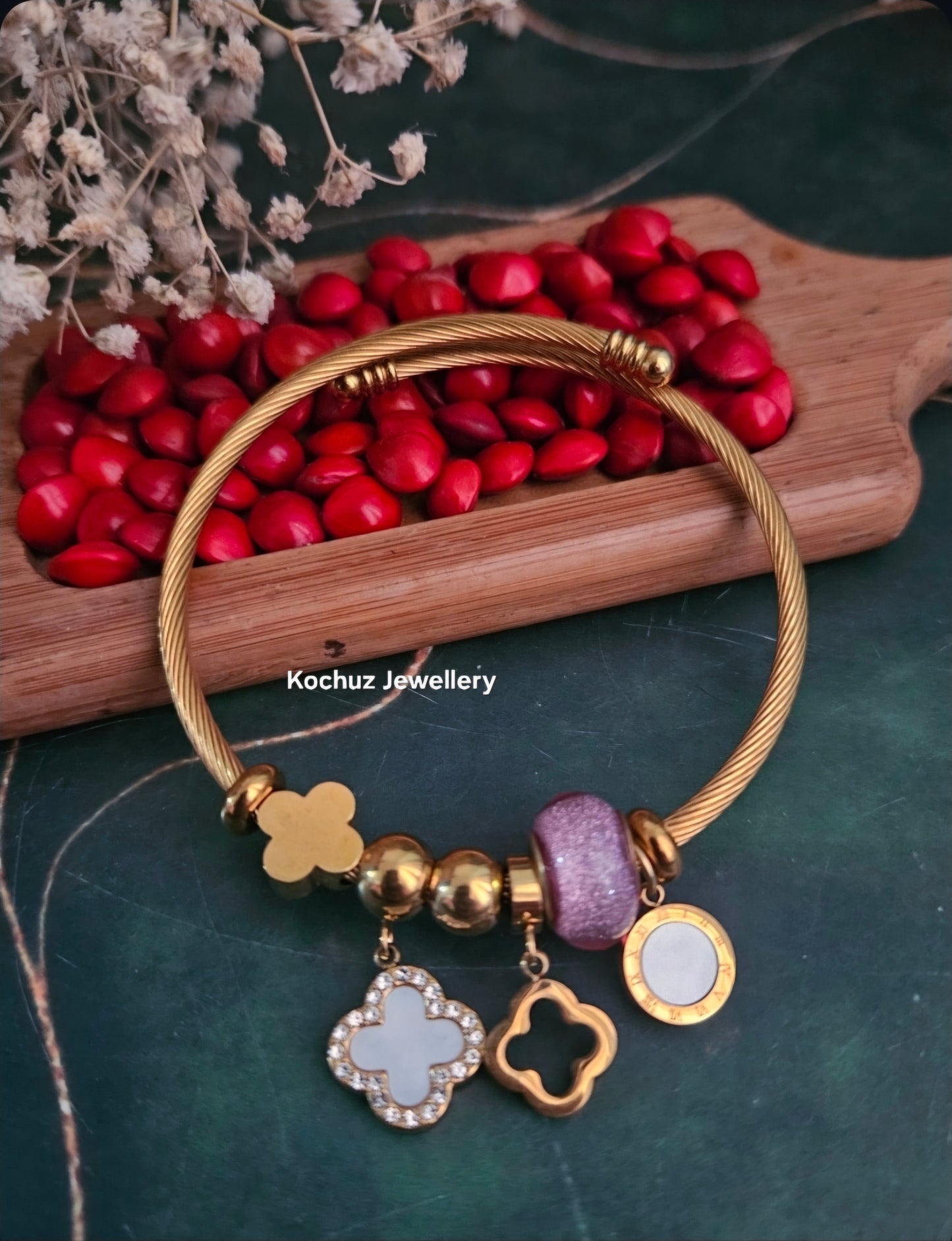BANG1347 -Anti Tarnish Charm Bracelet