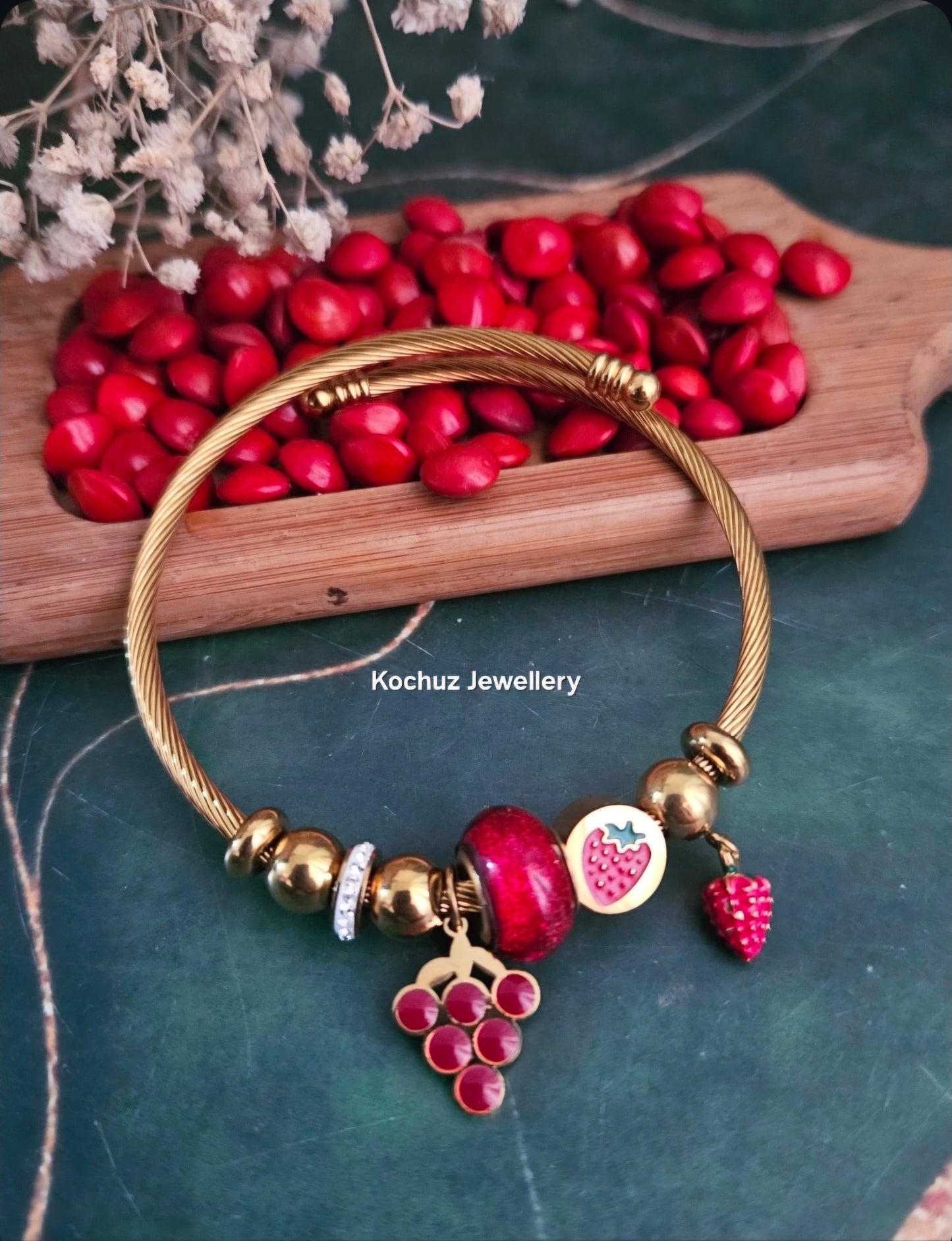 BANG1355 -Anti Tarnish Charm Bracelet