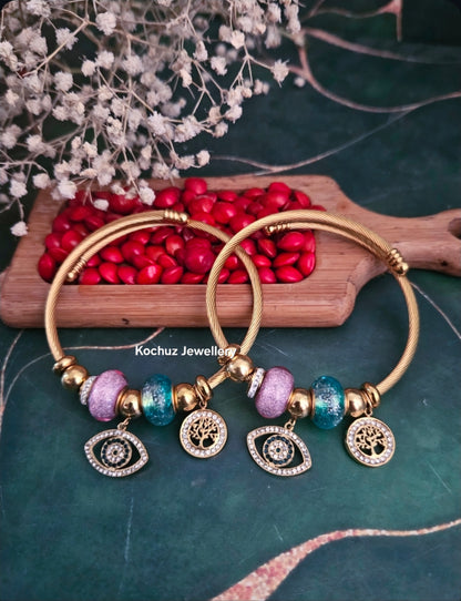 BANG1352 -Anti Tarnish Charm Bracelet