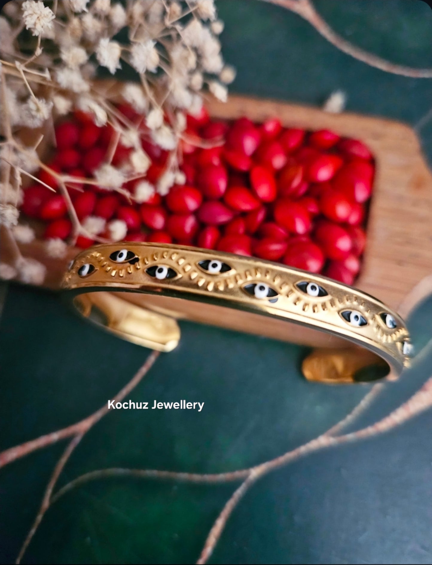 BANG1357 - Anti Tarnish Bangles(Evil Eye)